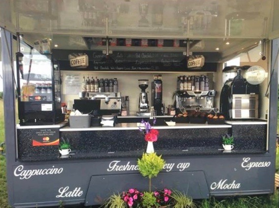 Photo of cappuccino kiosk